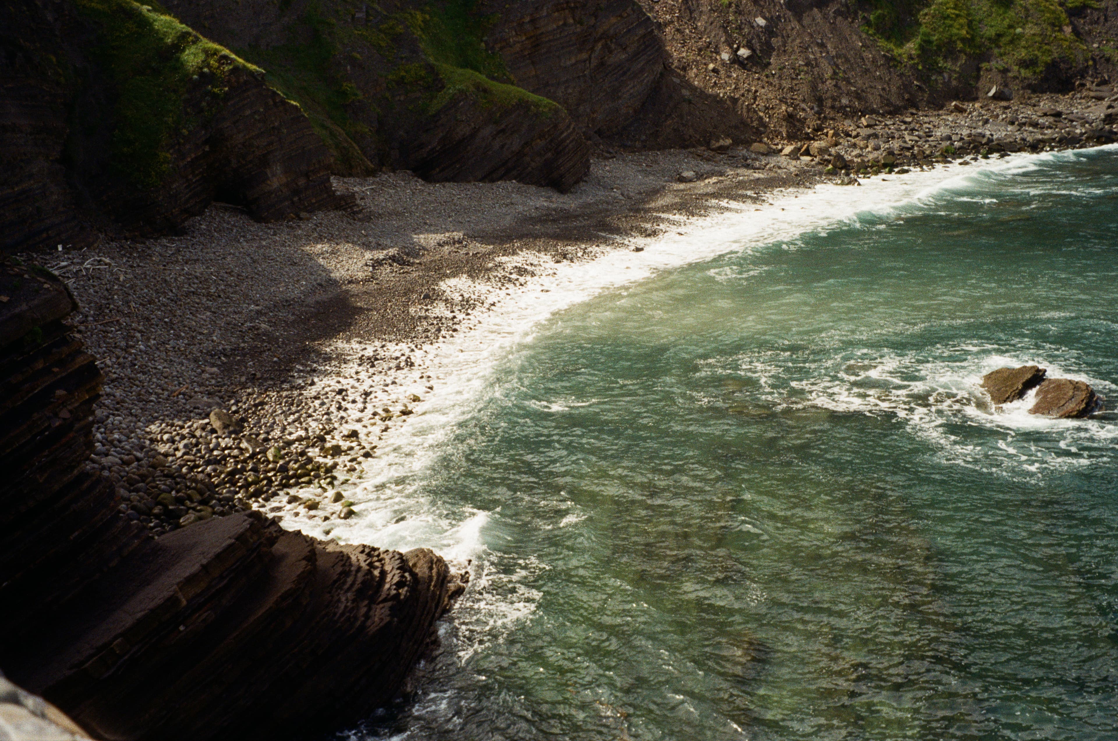 Rocky cove, Basque Country, Spain